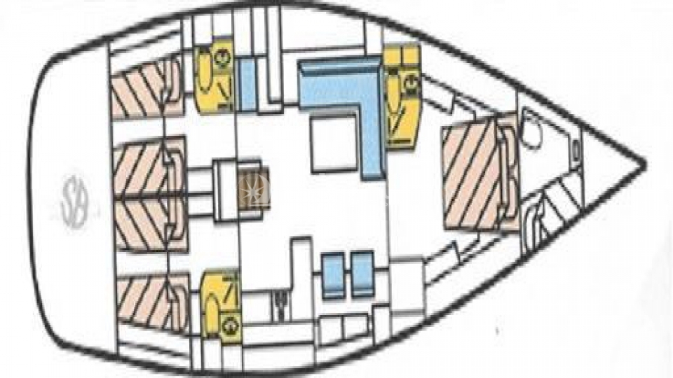 2053 OCEAN BLUE Sailing Boat